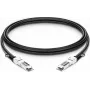 Lightwin 100G QSFP28 uz QSFP28 tiešās pievienošanas vara kabelis, 0,5m, saderīgs ar HPE/Aruba (LWO-DAC-QSFP28-0.5M-HPE)