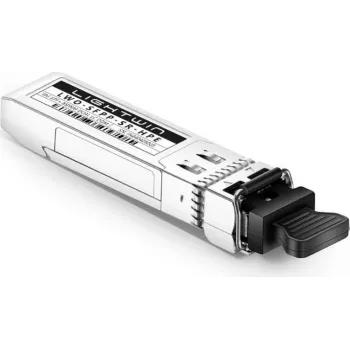 Lightwin 10G SFP+ SR optiskais modulis, 850nm, 300m, DDM, LC Duplex, daudzmodu, saderīgs ar HP Aruba (LWO-SFPP-SR-HPE)