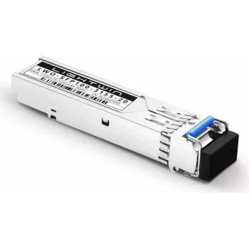 Lightwin 155 Mbps SFP BIDI transiveris, 1310nm TX/1550nm RX, 20km, DDM, LC-Simplex, vienmoda (LWO-SFP100-3155-20)