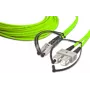 Lightwin LDP-50 LC-SC 2.0 OM5 Dupleksais daudzmodu optiskais savienojuma kabelis, 1m, laima zaļš LSZH