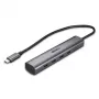 Lindy 4 portu USB 3.2 Gen 2 Type C centrmezgls ar USB Type-C savienojumu (43384)