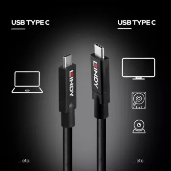 LINDY USB 3.0 kabelis Type A - Type B, 0.5m, antracīta, trīskāršā ekranēšana