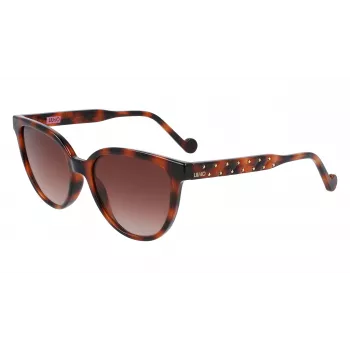 LIU JO bērnu saulesbrilles LJ3607S511721 Caurspīdīgi rozā Pelēks gradients 51mm