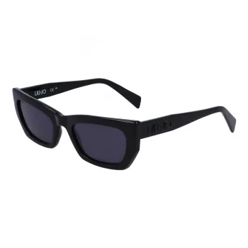 LIU JO LJ790S5221001 Sieviešu tauriņveida saulesbrilles Melnas Pelēks gradients 52mm