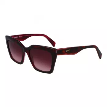 LIU JO sieviešu tauriņveida saulesbrilles LJ795S5418261 Havana Brown Gradient UV400
