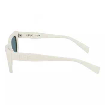 LIU JO Sieviešu kaķacu saulesbrilles LJ790S 5221101 Melns acetāts Pelēks gradients 52mm