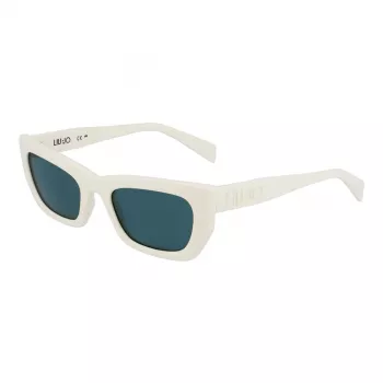 LIU JO Sieviešu kaķacu saulesbrilles LJ790S 5221101 Melns acetāts Pelēks gradients 52mm