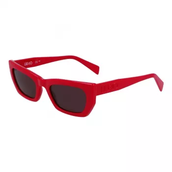 LIU JO Sieviešu kaķacs formas saulesbrilles LJ790S5221600 Havana Brūna Gradienta 52mm