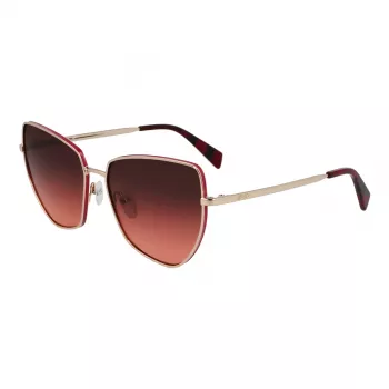 LIU JO Sieviešu LJ159S5816770 Butterfly Cat Eye Saulesbrilles Havana Brūns Gradients 58mm
