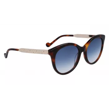 LIU JO Sieviešu LJ765S-242 Butterfly/Cat-Eye Saulesbrilles Havana 54mm