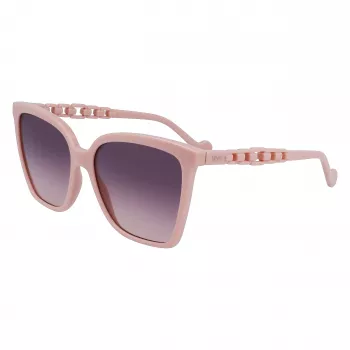 LIU JO LJ773S-272 sieviešu kaķacs formas saulesbrilles Havana brūns gradients 57mm