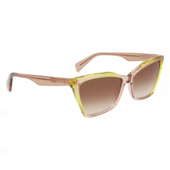 LIU JO Sieviešu LJ796S-279 Kaķacs formas saulesbrilles Havana Brūns gradients 58mm