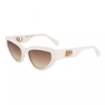 LIU JO LJ800S Sieviešu Butterfly Cat Eye Saulesbrilles Havana Acetāta Brūns Gradients UV400