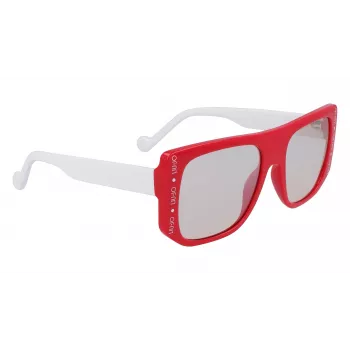 LIU JO Sieviešu saulesbrilles LJ731S-525 Havana Acetāts Butterfly Rāmis Brūnas Gradienta Lēcas 55mm