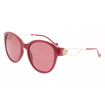 LIU JO Sieviešu saulesbrilles LJ762SR-601 Butterfly Havana Acetāts 56mm