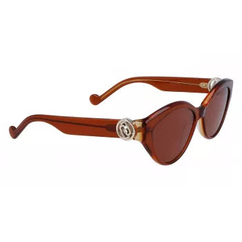 LIU JO Sieviešu saulesbrilles LJ767SR-216 Havana Propionate Brūns Gradient 56mm