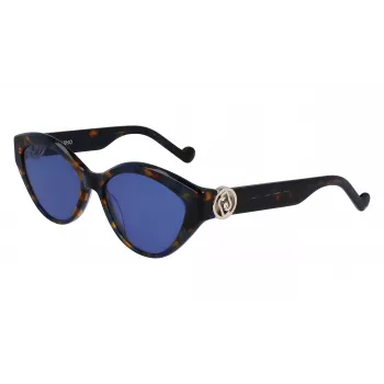 LIU JO Sieviešu saulesbrilles LJ767SR-460 Acetāta rāmis UV400 aizsardzība 56mm