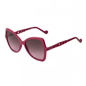 LIU JO Sieviešu saulesbrilles LJ774S-603 Havana Acetāts Butterfly Brūns Gradients UV400 57mm