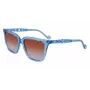 LIU JO Sieviešu saulesbrilles LJ780S-425 Butterfly Square Acetāta rāmis Brūns Havana Gradient Lēcas 56mm