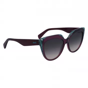 LIU JO sieviešu saulesbrilles LJ783S-513 Havana Brown Butterfly Acetate 55mm