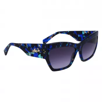 LIU JO Sieviešu saulesbrilles LJ785S-424 Zilas Butterfly Cat Eye 61mm