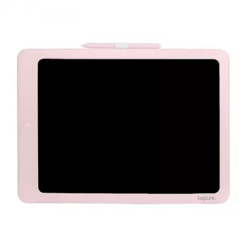 LogiLink AA0182 LCD rakstīšanas planšete, 14 collas, rozā, daudzkrāsaina atkārtoti lietojama zīmēšanas tāfele
