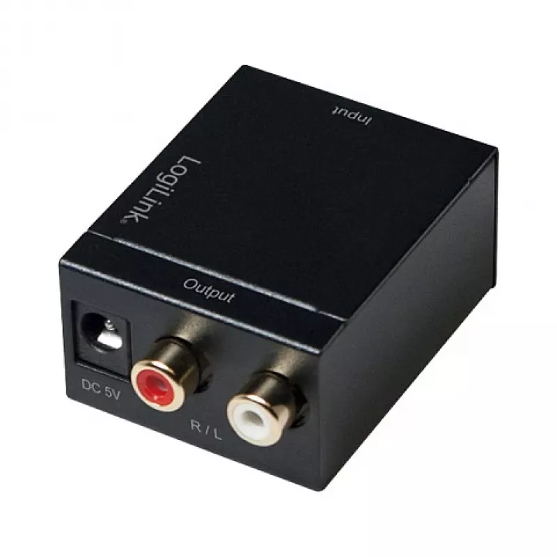 LogiLink CA0100 Digitālais-analogais audio pārveidotājs (SPDIF/Coaxial uz RCA stereo)