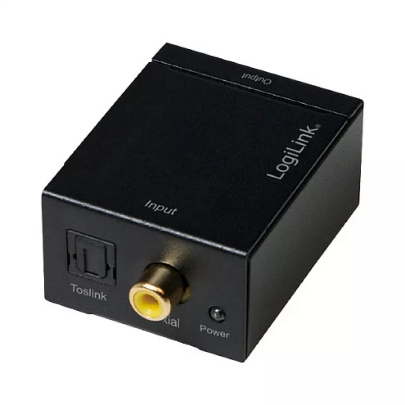 LogiLink CA0100 Digitālais-analogais audio pārveidotājs (SPDIF/Coaxial uz RCA stereo)