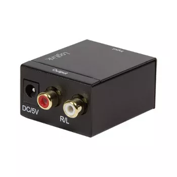 LogiLink CA0100 Digitālais-analogais audio pārveidotājs (SPDIF/Coaxial uz RCA stereo)