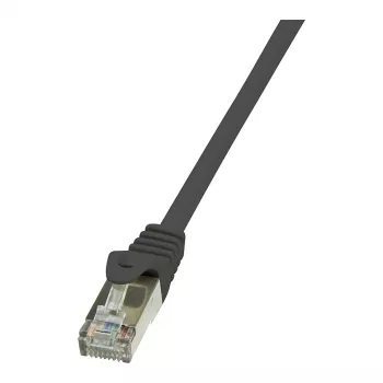 Logilink Cat.6 F/UTP ielāpu kabelis, melns, 10m, EconLine