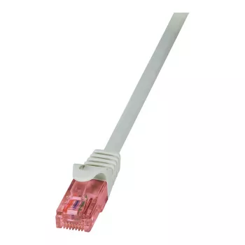 LogiLink Cat.6 U/UTP komutācijas kabelis, 0,25 m, pelēks, PrimeLine