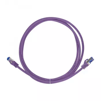 LogiLink Cat.6A S/FTP Ultraflex komutācijas kabelis, violets, 0,25 m, GHMT sertificēts