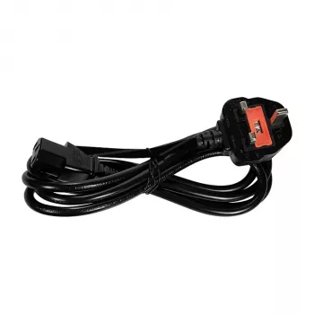 Logilink CP121 barošanas vads - BS 1363 (UK) uz IEC C13, 1.8m, melns