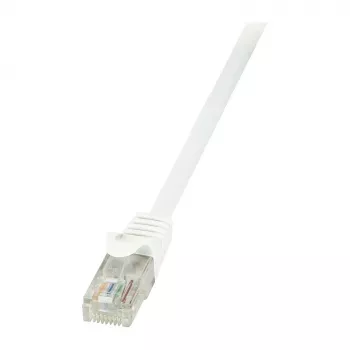 LogiLink EconLine Cat.6 U/UTP ielāpu kabelis, RJ45, 1,5 m, balts