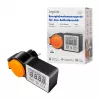 LogiLink enerģijas izmaksu mērītājs Outdoor, LCD displejs, melns/oranžs