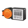 LogiLink enerģijas izmaksu mērītājs Outdoor, LCD displejs, melns/oranžs