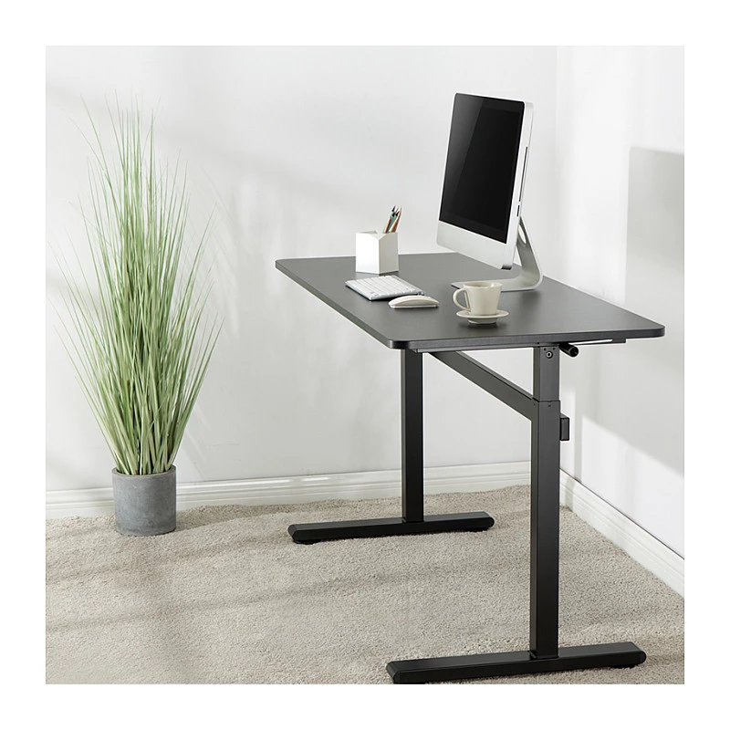 LogiLink EO0027 regulējama augstuma galds ar virsmu, 140 × 60 cm, melns