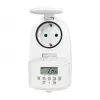 LOGILINK ET0008 āra digitālais taimeris - IP44, 10 ON/OFF programmas, 16A/3680W, Schuko (F tips), Melns/Pelēks