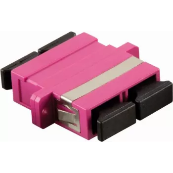 LogiLink FA01SC4 SC/SC Duplex Multimode optiskās šķiedras savienotājs, bēšs
