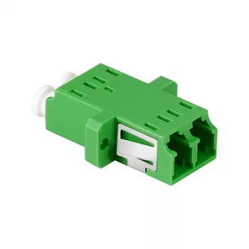 LogiLink FA02LC6 šķiedru optikas adapteris LC Duplex – atloka montāžai, zaļš (12 gab.)