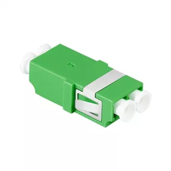 LogiLink FA03LC5 LC Duplex šķiedras adapteris, bez atloka, zaļš – 12 gab.