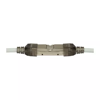 LogiLink MP0046 lauka savienojamais RJ45 savienotājs Cat.6A STP 10G, bez instrumentiem IDC, cinka liešana, AWG 22-26, sudraba