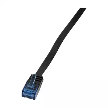 LogiLink CP0135B plakans Cat.5e U/UTP plākstera kabelis, 2m, melns
