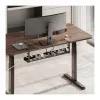 LOGILINK KAB0094 Zem Galda Kabeļu Tekne Organizators, Piespraužams, Izvelkams, Metāla, Melns
