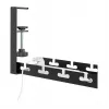 LOGILINK KAB0094 Zem Galda Kabeļu Tekne Organizators, Piespraužams, Izvelkams, Metāla, Melns