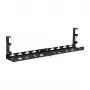 LOGILINK KAB0094 Zem Galda Kabeļu Tekne Organizators, Piespraužams, Izvelkams, Metāla, Melns