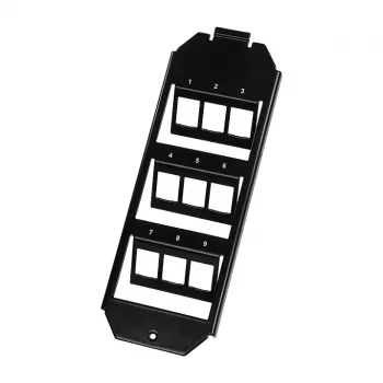 Logilink Keystone Floor Box Insert 3 x 3 moduļiem, melns