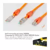 LogiLink Modular Plug RJ45 Cat.6A STP Pass Through, 10 gab.