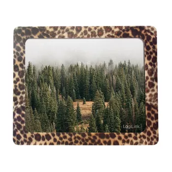 Logilink Peles paliktnis ar foto rāmi, Leoparda dizains, īpaši plāns