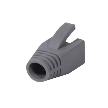 LogiLink MP0035 RJ45 stresa mazināšanas uzgaļi, pelēki, 50 gab. iepakojumā
